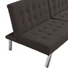 Kumasinova 68.1 Inch Sofa Bed,Convertible Futon Sofa Bed with Stainless Leg,Wood Frame,Couch Bed for Living Room,Office,Bedroom - 4 of 4