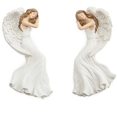 Wind & Weather Door Corner Holiday Angels, Set of 2