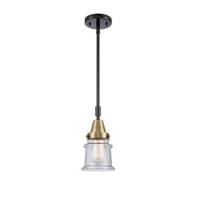 Canton - 1 Light Stem Hung Mini Pendant In Industrial Style-11.13 Inches Tall and 6.5 Inches Wide