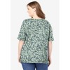 Woman Within Plus Size Printed Perfect Square-Neck Tee - 3 of 3