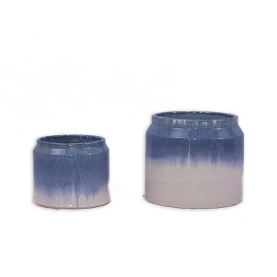 KTMBDW Plant Pots, Ceramic Planters with Drainage Holes, Flower Pots,Nursery Planting Pot for Indoor Out Door Plants