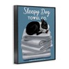 Stupell Industries Vintage Sleepy Dog Towel Co Framed Giclee Art, Black, 11" x 14" - 2 of 4