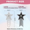 Unique Bargains Iron On Durable Clothing Star Rhinestone Patches 4 Pcs - 2 of 4