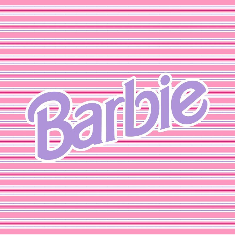 Girls&#39; Barbie Striped Baby Short Sleeve Graphic T-Shirt - Purple/Pink, 3 of 7