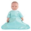 Kaplan Early Learning Soft Body 16" Doll with Blanket - Mint Green Outfit - 3 of 3