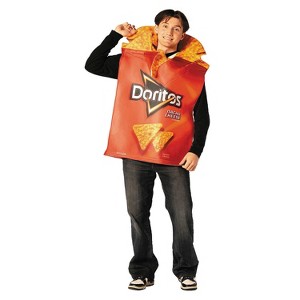 Doritos Kids' Nacho Cheese Bag with Chips Halloween Costume Robe - Orange '14-16 - 1 of 2
