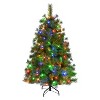 Puleo 4.5' Pre-Lit Artificial Vermont Pine Christmas Tree with 150 Dual Function LED Lights - 2 of 4