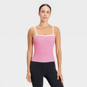 Women's Everyday Soft Piped Cami Tank Top - All In Motion™ - 1 of 4