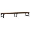 Aghana Digitals Brown Oak Ergonomic Monitor Stand with Storage - 41.3"x9.1"x6.1" Engineered Wood & - 2 of 4