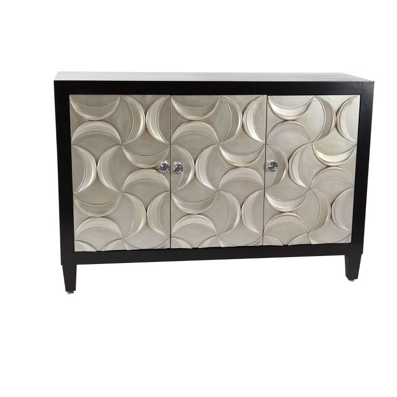 Modern Wood Rectangle Cabinet Black - Olivia &#38; May, 6 of 12