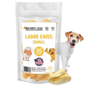 Dog Chits Lamb Ears for Dogs | All Natural Treats | Boiled and Baked with Nothing Added | Long Lasting Chew | Great for Dental Health | - 1 of 4