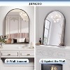 Beautyolove 32"L x 34"W Arched Bathroom Mirror Wall Mounted Mirror - 2 of 4