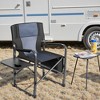 SKONYON Oversized Camping Chair with Cooler Bag, Fold-Out Side Table, Cup Holder & Mesh Vent - 3 of 4