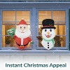 Sunnydaze Santa and Frosty Christmas Window Inflatable Duo - 3 of 4
