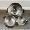 Essential Decor & Beyond 3-Piece Set Aluminum Bowl With Horn Handle - 2 of 4