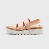 Girls' Lyla Footbed Sandals - art class™ - image 2 of 4