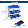 TackView Chicken Nesting Boxes for Laying Eggs, Metal Egg Laying Boxes with Bracket Legs, with Collecting Eggs Trays - 4 of 4