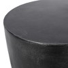 Maggift Patio End Tables Accent Side End Table for Outdoor and Indoor, Garden, Backyard Use, Special Design, Black, 15.5"*15.5"*17.75" - 3 of 4