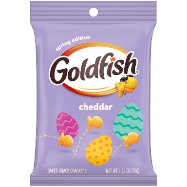 Goldfish Easter Cheddar Baked Snack Crackers Grab Bag - 2.65oz