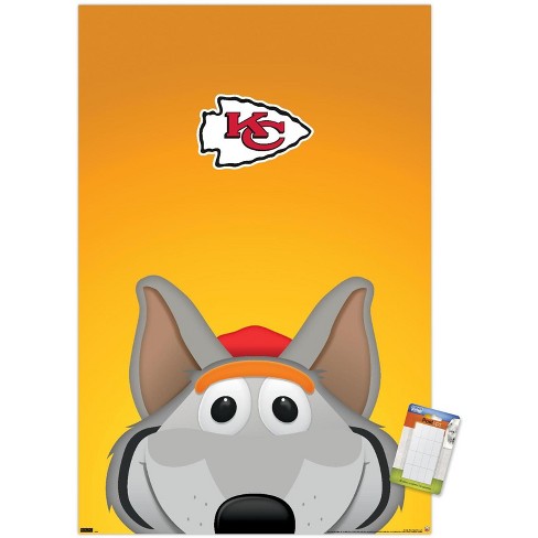 NFL Kansas City Chiefs - Logo 21 Wall Poster with Push Pins