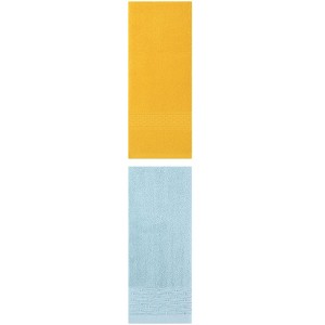 REGALWOVEN Solid Textured Cotton Absorbent Soft Bathroom Hand Towel 13" x 30"/14" x 30" 2 Packs - 1 of 4