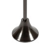 Kate and Laurel Sanzo Round Metal Drink Table, 9x9x23, Pewter - 3 of 4