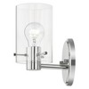 Livex Lighting Munich 1 - Light Sconce in  Polished Chrome - 4 of 4