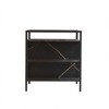 Metal Wood Sturdy Structure Large Pet Crate Nightstand Easy Assembly Litter Box Enclosure Storage Cabinet Cat Litter Box Enclosure Furniture - 4 of 4