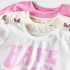 Grayson Mini Toddler Girls' 3pk Short Sleeve Jersey T-Shirt - 3 of 3