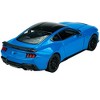 2024 Ford Mustang GT 5.0 Blue with Black Top "NEX Models" Series 1/25 Diecast Model Car by Welly - 4 of 4