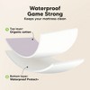 KeaBabies 2pk Soothe Waterproof Fitted Crib Sheets for Girl, Boy, 100% Organic Soft Cotton Crib Mattress Protector Sheet - 4 of 4