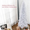 7 FT Artificial Christmas Tree Pencil Xmas Tree with Stand, 818 Tips, Holiday Home Indoor Decoration for Party - 4 of 4