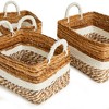 Plum & Post Key Largo Rectangular Baskets, Set Of 3 - 3 of 4