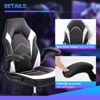 Musment PU Leather Ergonomic Office Chair Swivel Computer Gaming Chair with Lumbar Support - 4 of 4