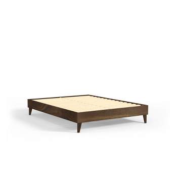 eLuxury Pine Wood Platform Bed Frame