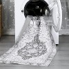 Washable Vintage Area Rug, Low-Pile Non-Slip Foldable Carpet, Soft Indoor Printed Rug for Living Room Dining Room Bedroom - 4 of 4