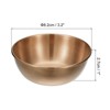Unique Bargains Thick Stainless Steel Condiment Dishes for Kitchen Restaurant 3.2" Dia - 2 of 4