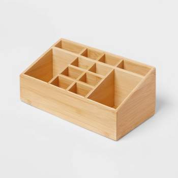 10" x 5" x 4" 12 Compartment Bamboo Countertop Organizer - Brightroom™