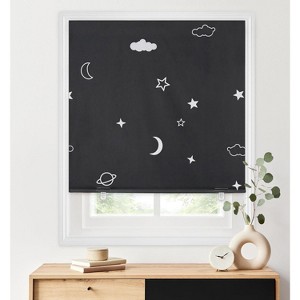 100% Blackout Roller Shades (48''W x 72''H, Stars) - 1 of 3