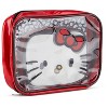 Hello Kitty 3 Piece Cosmetic Case Set - Red - 3 of 4