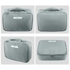 Unique Bargains Makeup Bag Cosmetic Travel Bag Large Makeup Bag Make Up Brush Organizer Bag Toiletry Bag for Women 1 Pcs - 4 of 4