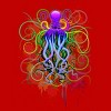 Men's Design By Humans Octopus Psychedelic Luminescence By BluedarkArt T-Shirt - 2 of 4