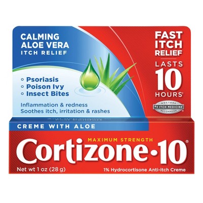 Cortizone 10 Maximum Strength Aloe Anti-Itch Crème - 1oz