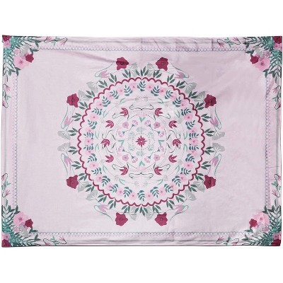 Okuna Outpost Juvale Bohemian Tapestry (Rose, 59 x 80 in.)