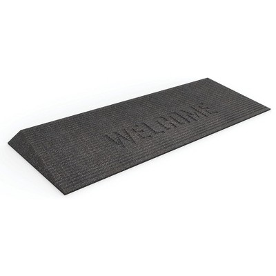 EZ-ACCESS TRANSITIONS Rectangular Rubber Angled Welcome Entry Mat