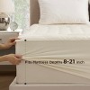 Premium Protection Mattress Protector with Embroidered Brushed Fabric and Deep Pocket Design - 2 of 4