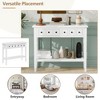 PAGED Rustic Console Table with Drawer & Open Shelf, Rustic Wood Entryway Table, Entryway Sofa Table, Sofa Tables Narrow Long for Living Room - 4 of 4