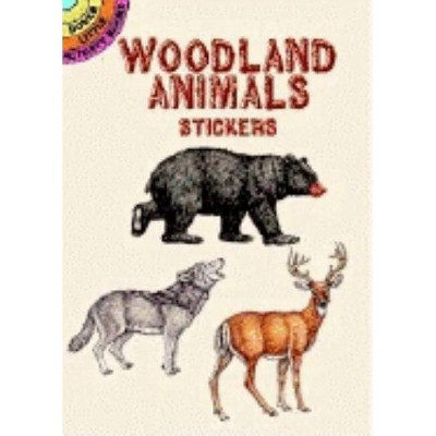 Woodland Animals Stickers - (Dover Little Activity Books) by  Dianne Gaspas (Paperback)