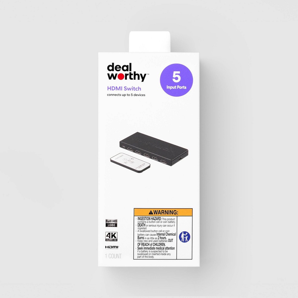 HDMI Switch Port 5 - Dealworthy™