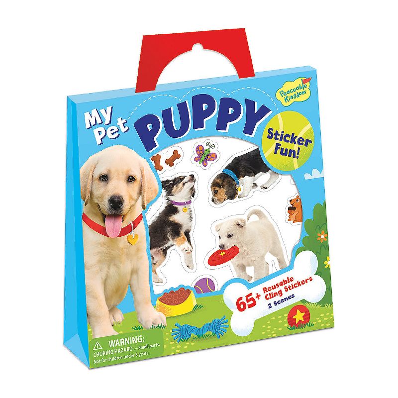 MindWare My Pet Puppy Reusable Sticker Tote - 67 Pieces, 1 of 3